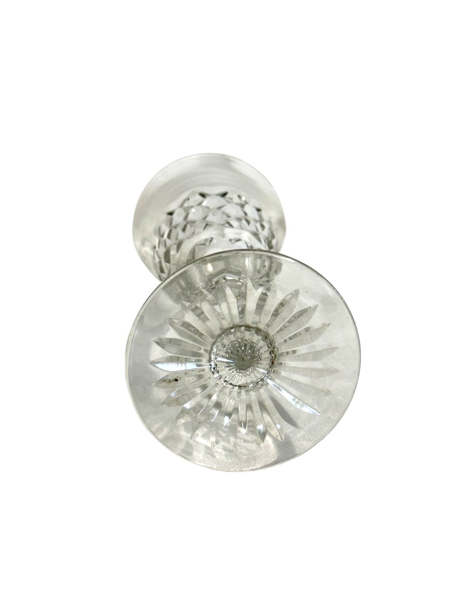 Service de 8 verres en cristal taillé Baccarat Modèle « Burgos », France, XXe siècle-photo-6