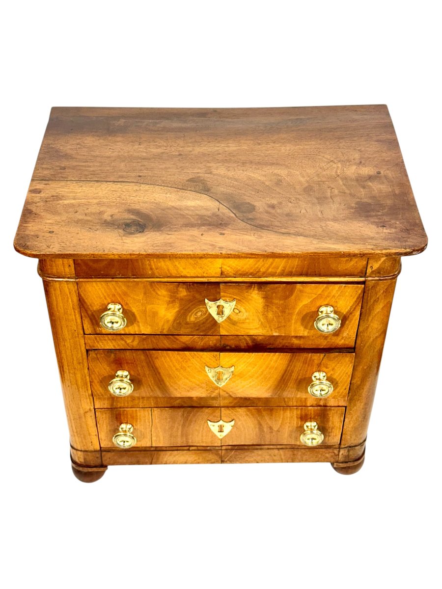 Coffret à bijoux français du XIXe siècle en noyer, ancien coffret de maîtrise-photo-2