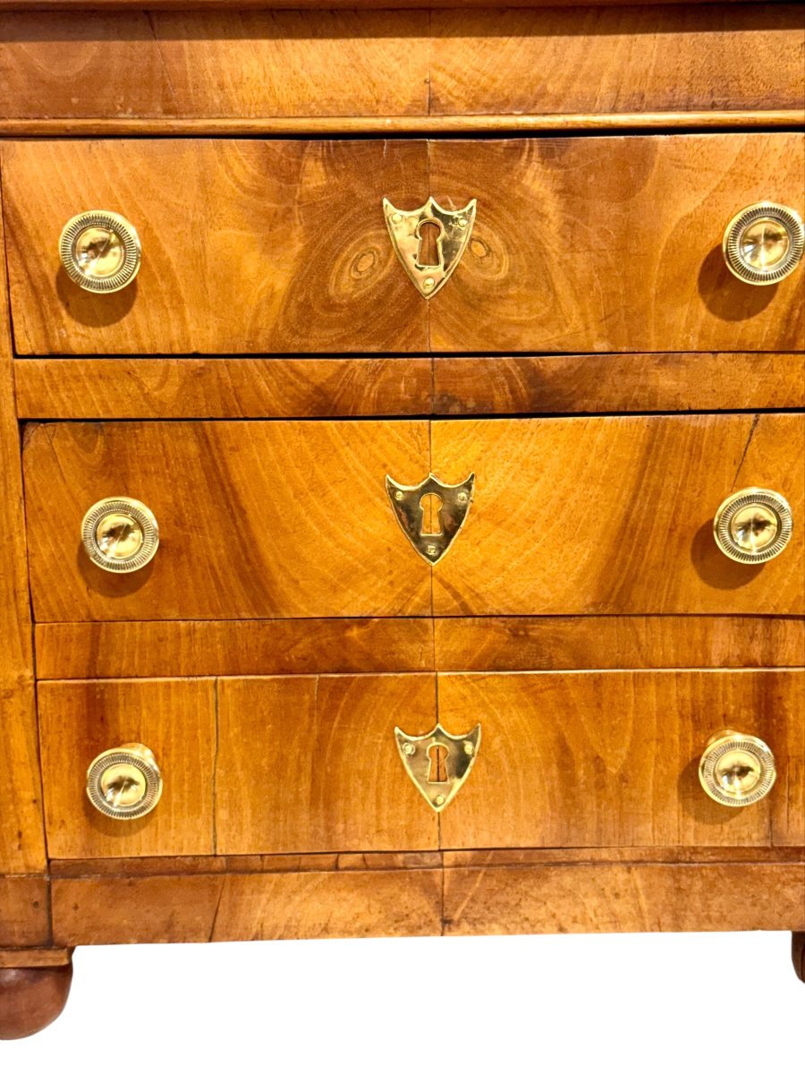 Coffret à bijoux français du XIXe siècle en noyer, ancien coffret de maîtrise-photo-6