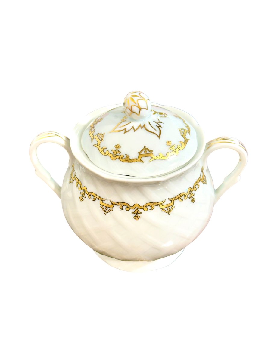 Bernardaud Limoges “rimbaud” Porcelain Coffee Service, 26 Pieces-photo-4