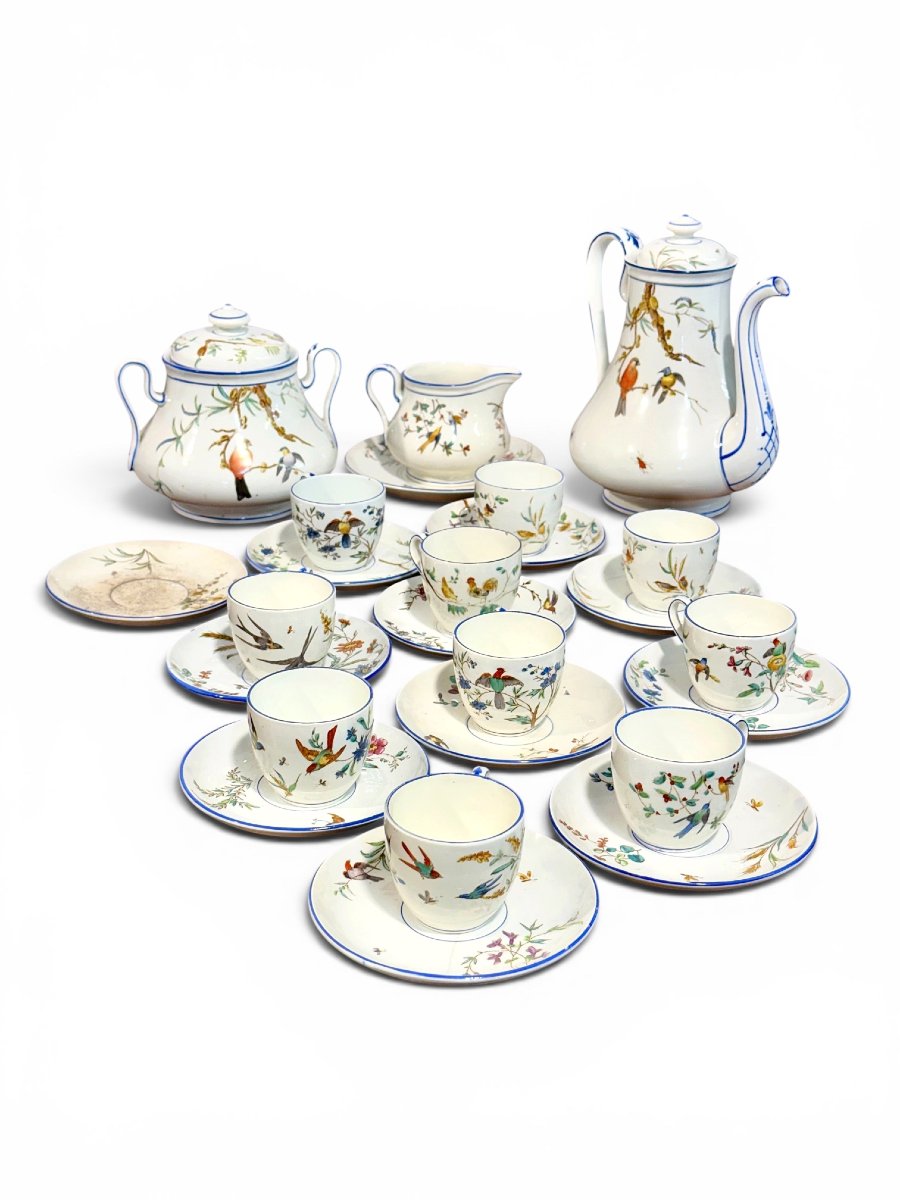 “nella” By Jules Vieillard & Cie, 83-piece Fine Faience Dinner & Coffee Service -photo-4