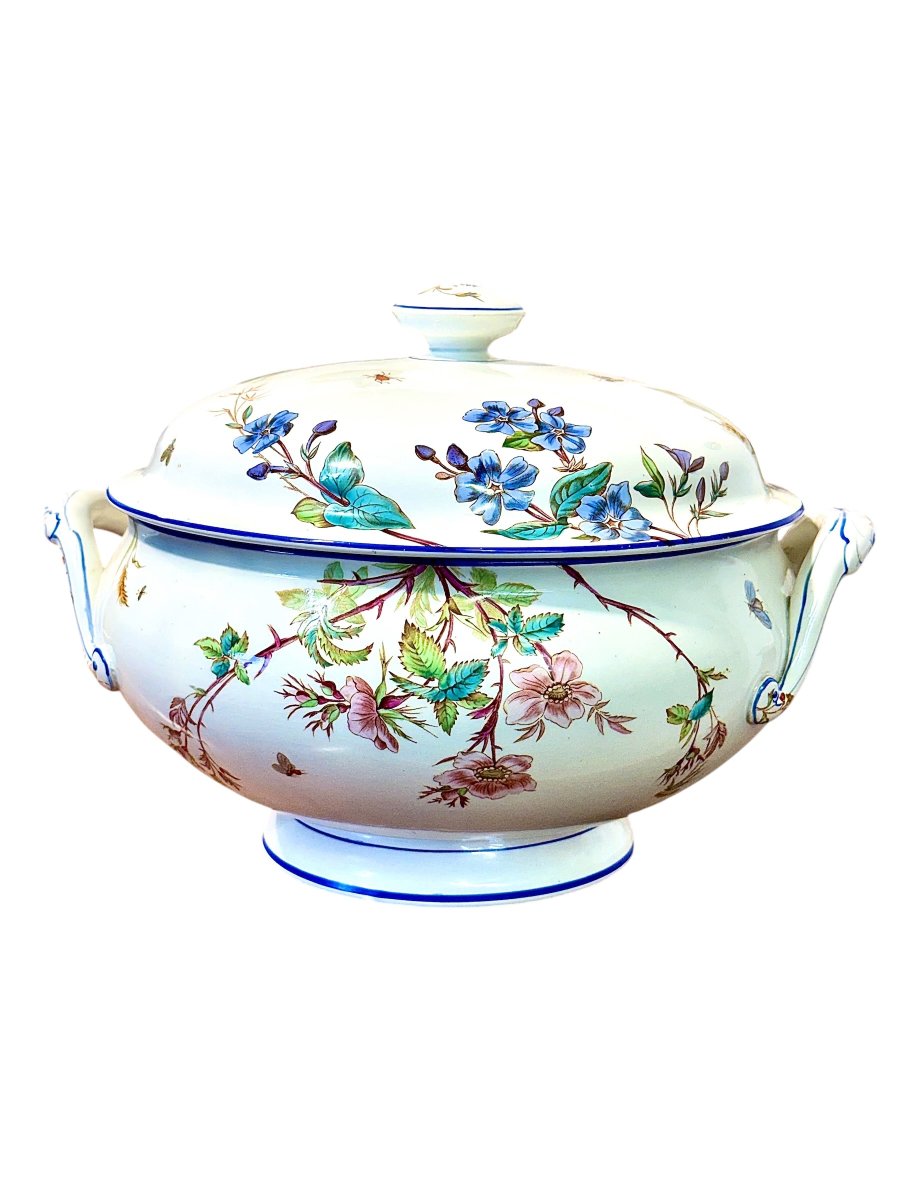 “nella” By Jules Vieillard & Cie, 83-piece Fine Faience Dinner & Coffee Service -photo-6