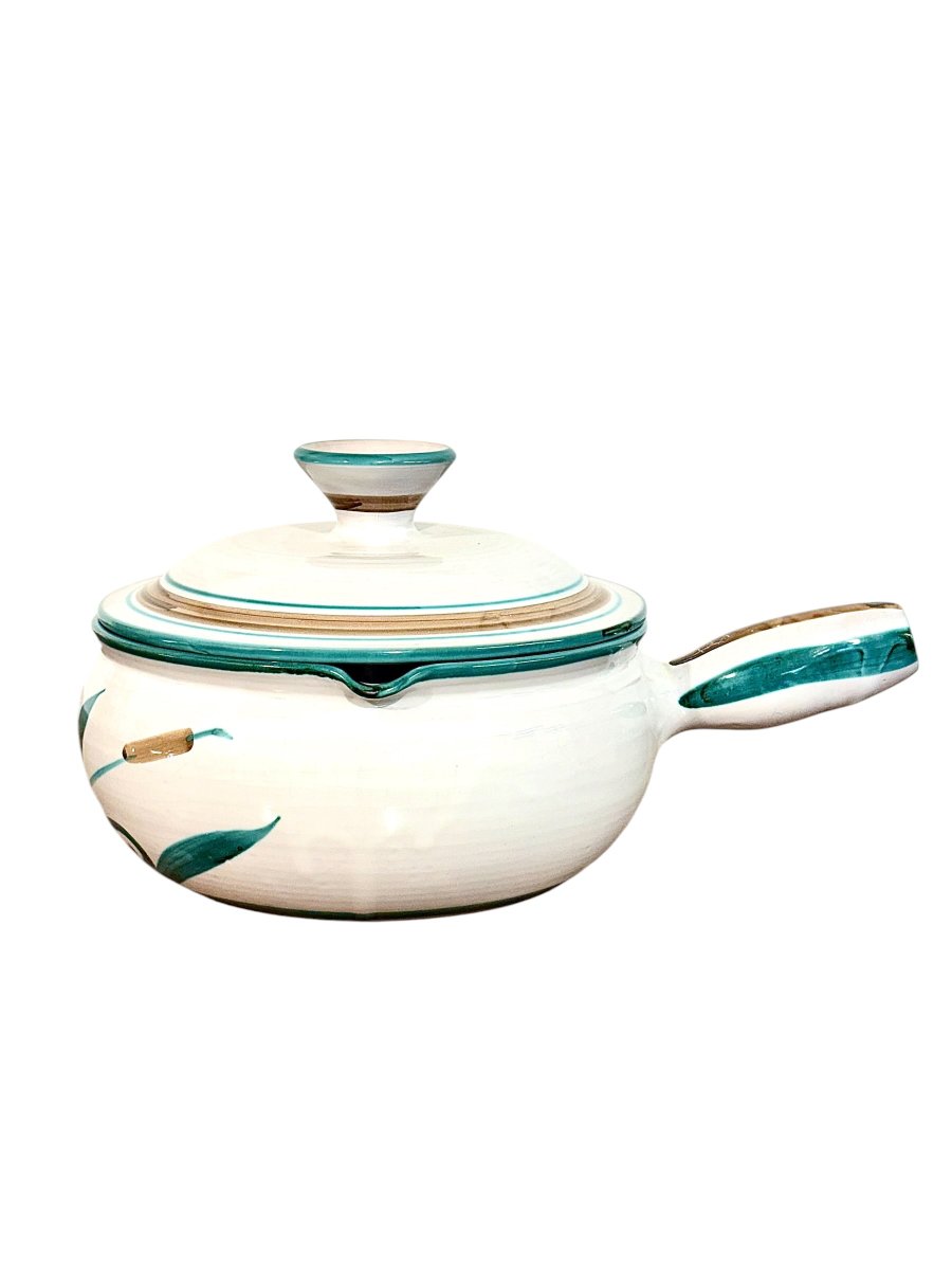 Ensemble plat à four et casserole en céramique Robert Picault, Vallauris 1960-photo-1