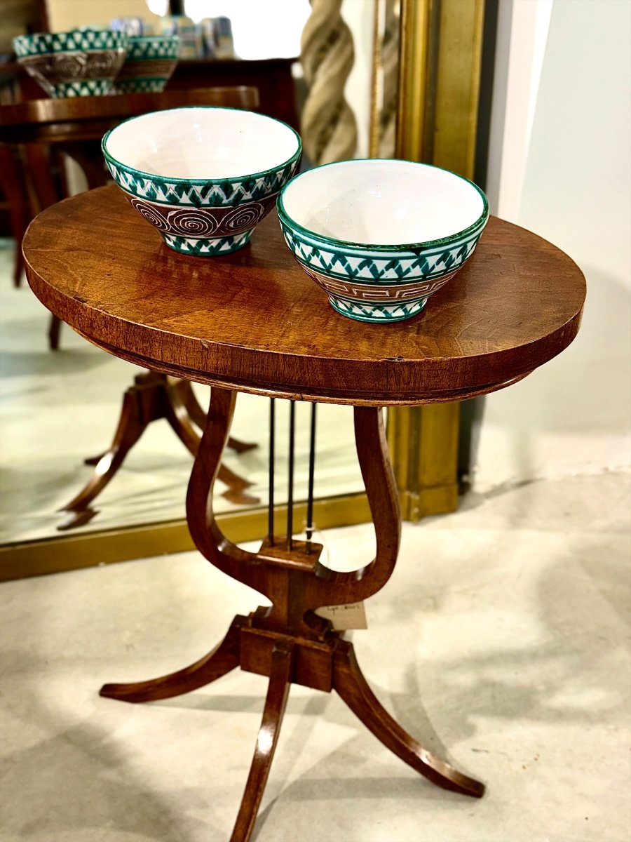 Paire de bols en céramique émaillée de Robert Picault, Vallauris, vers 1960-photo-8