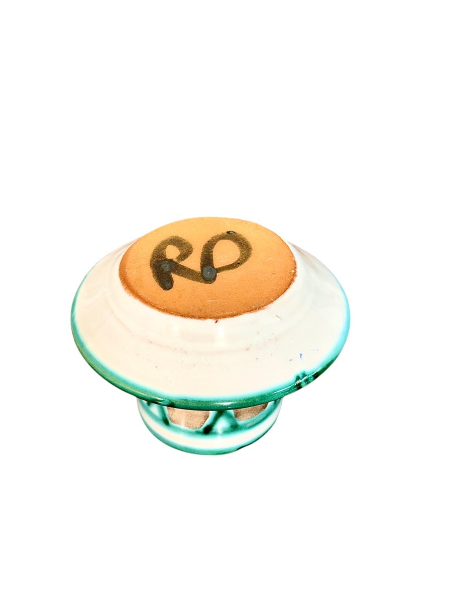 Robert Picault Vallauris Ceramic Egg Cup And Saucer, France, Circa 1960-photo-2