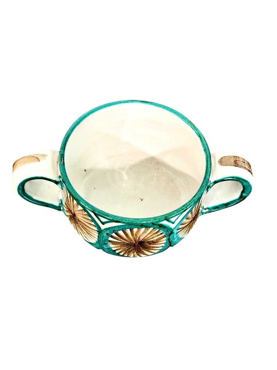 Coupe à deux anses en céramique de Robert Picault (Vallauris), France, vers 1960-photo-3