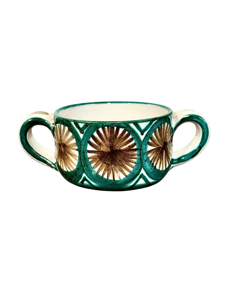 Coupe à deux anses en céramique de Robert Picault (Vallauris), France, vers 1960-photo-5