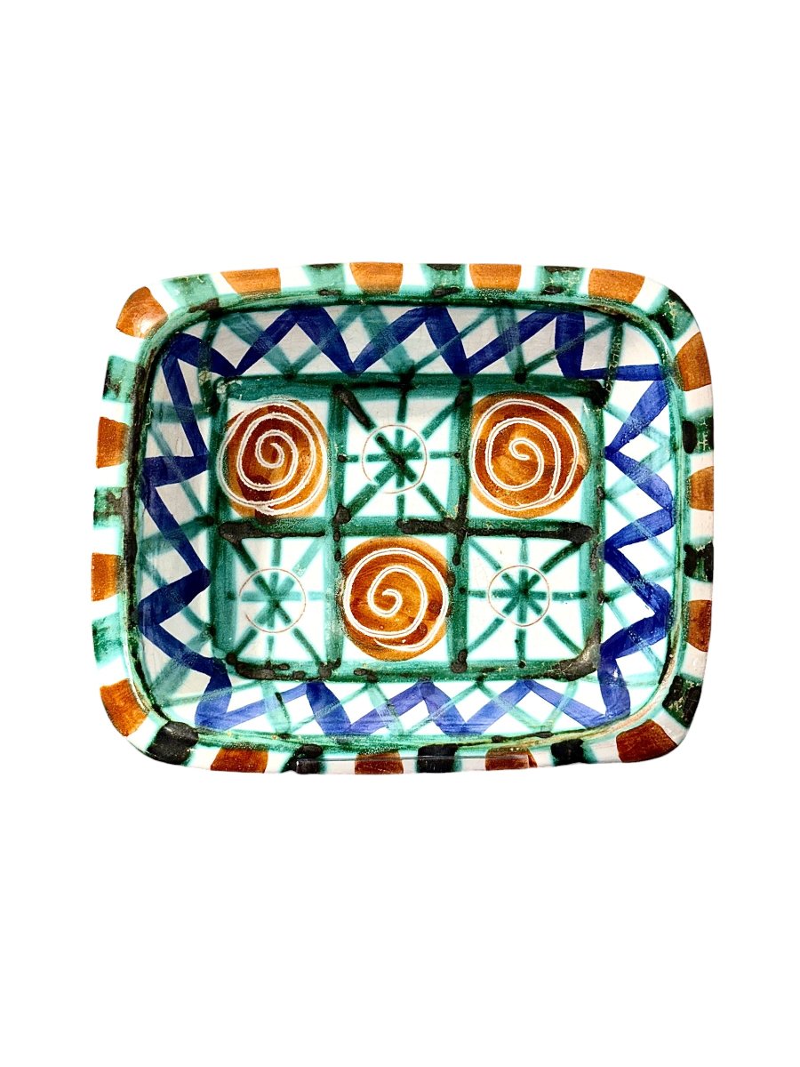 Robert Picault Vallauris Ceramic Vide-poche Or Trinket Dish, France, Circa 1960-photo-3