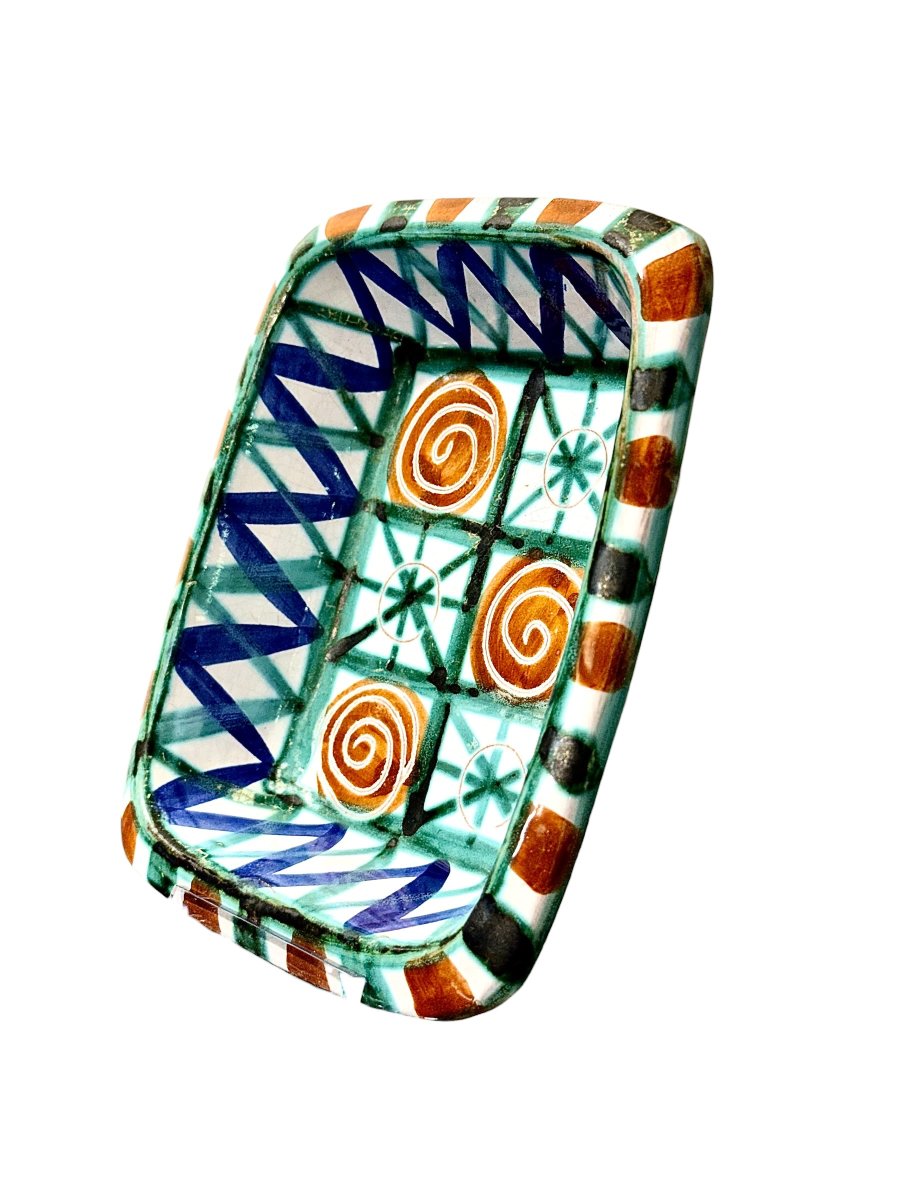 Robert Picault Vallauris Ceramic Vide-poche Or Trinket Dish, France, Circa 1960-photo-1