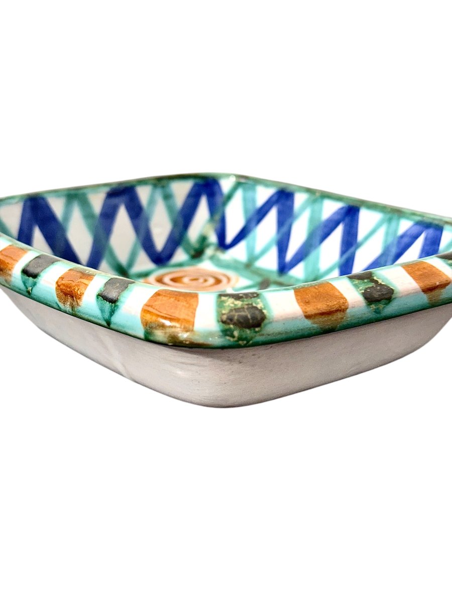 Robert Picault Vallauris Ceramic Vide-poche Or Trinket Dish, France, Circa 1960-photo-4