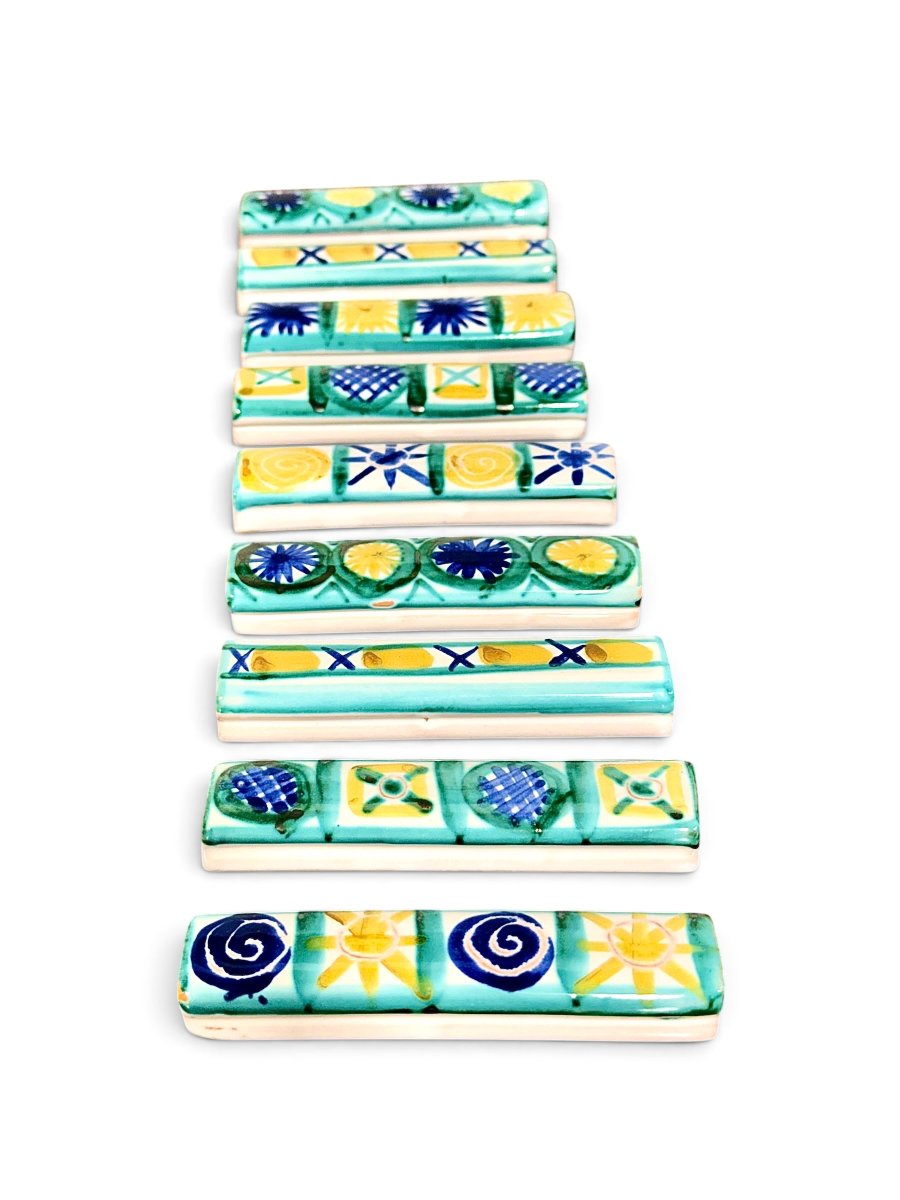 Set Of 9 Ceramic Knife Holders By Robert Picault (vallauris), France, Circa 1960-photo-3