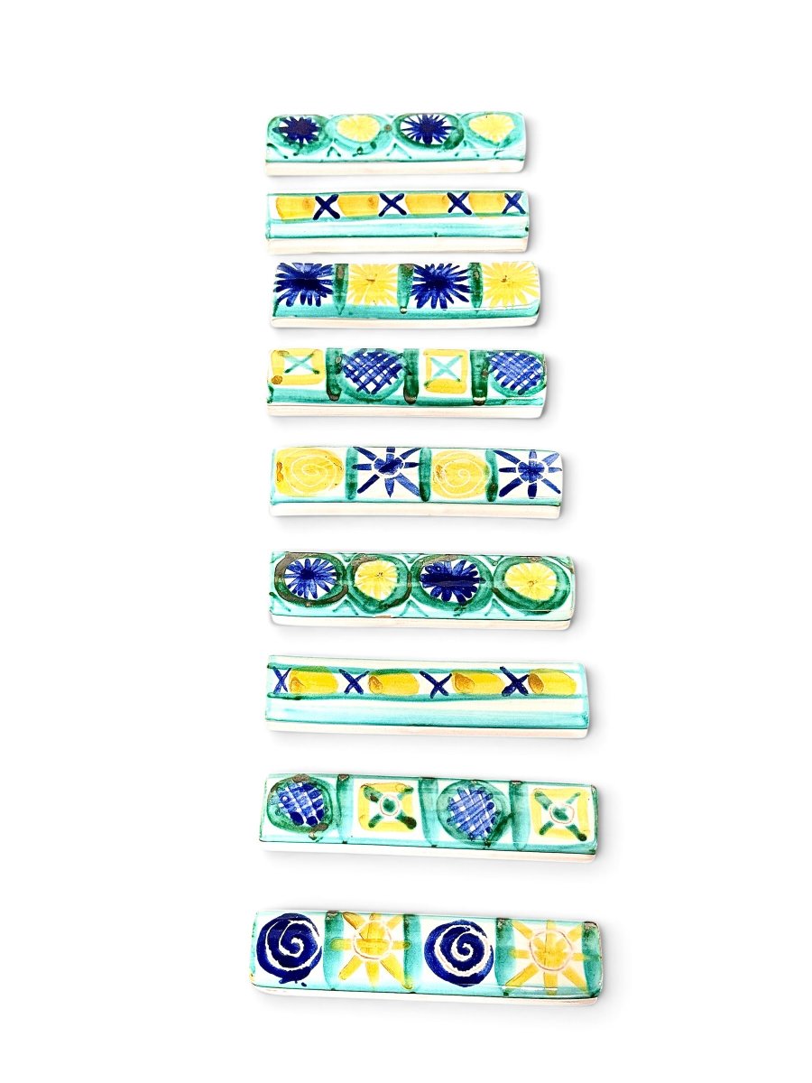 Set Of 9 Ceramic Knife Holders By Robert Picault (vallauris), France, Circa 1960-photo-4