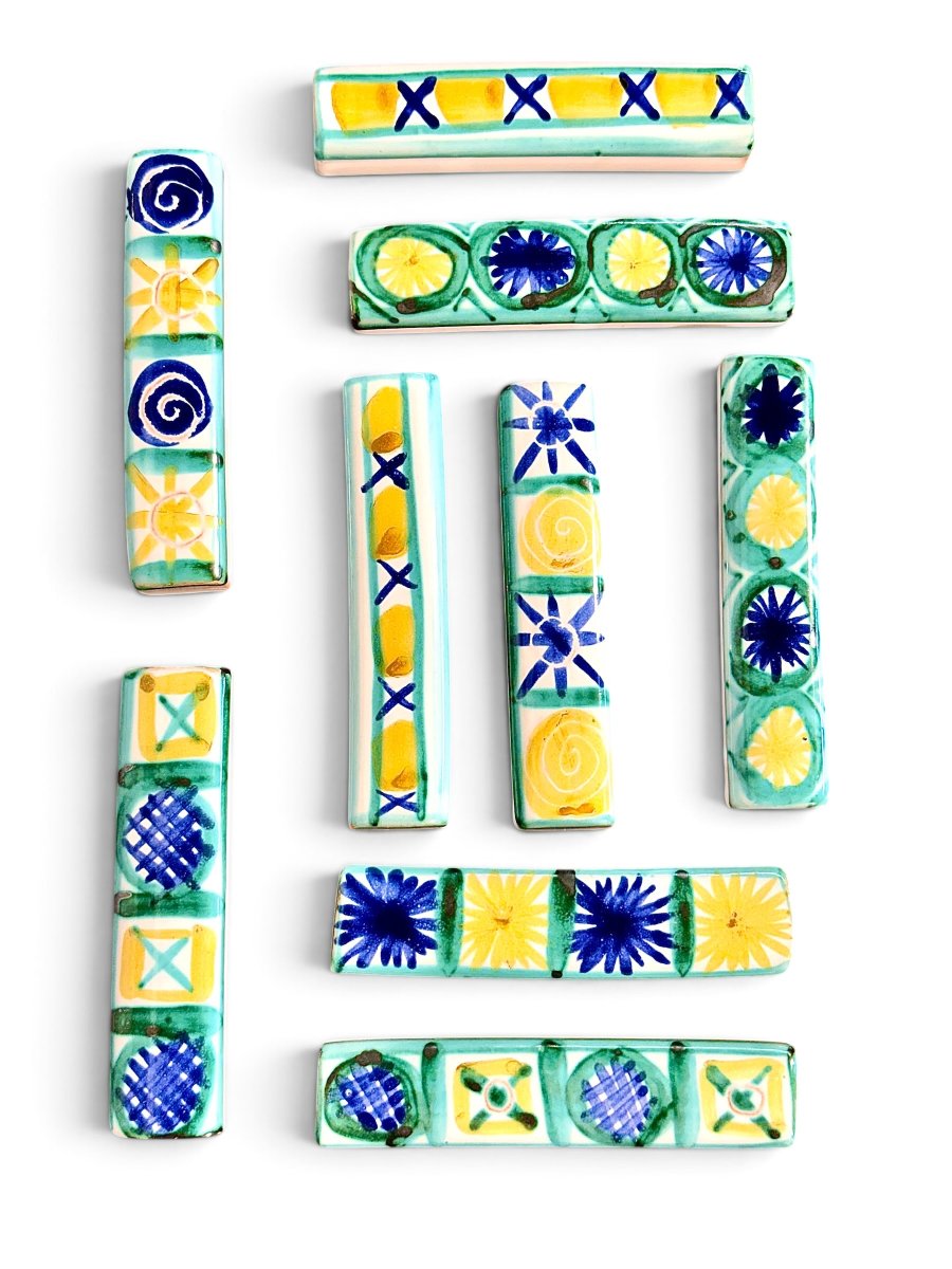 Set Of 9 Ceramic Knife Holders By Robert Picault (vallauris), France, Circa 1960-photo-6