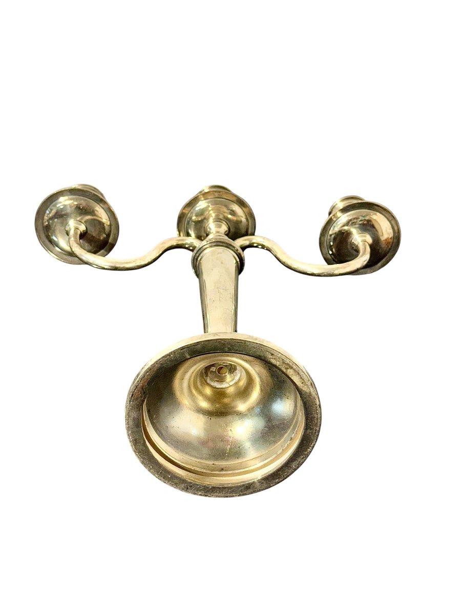 Paire de candélabres français en métal argenté par Victor Saglier, vers 1880-photo-4