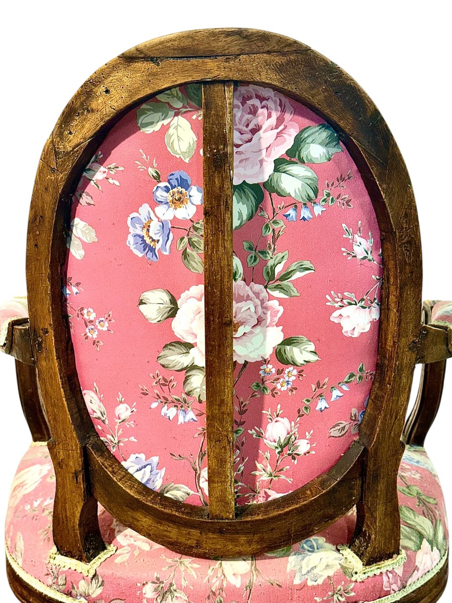 Paire de fauteuils d'époque Louis XVI en hêtre, France, vers 1775-photo-7
