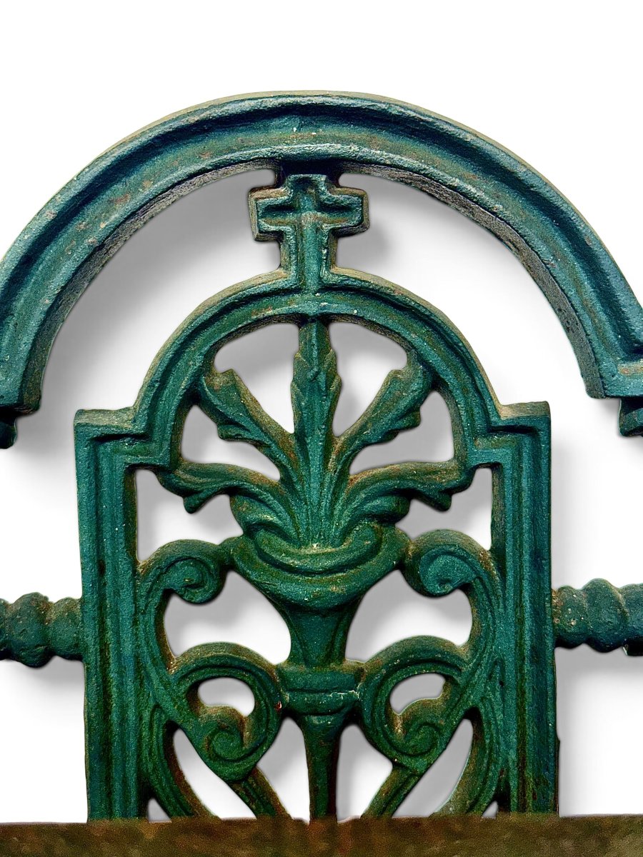 Victorian British Cast-iron Umbrella Stand With Tray, Circa 1880-photo-7