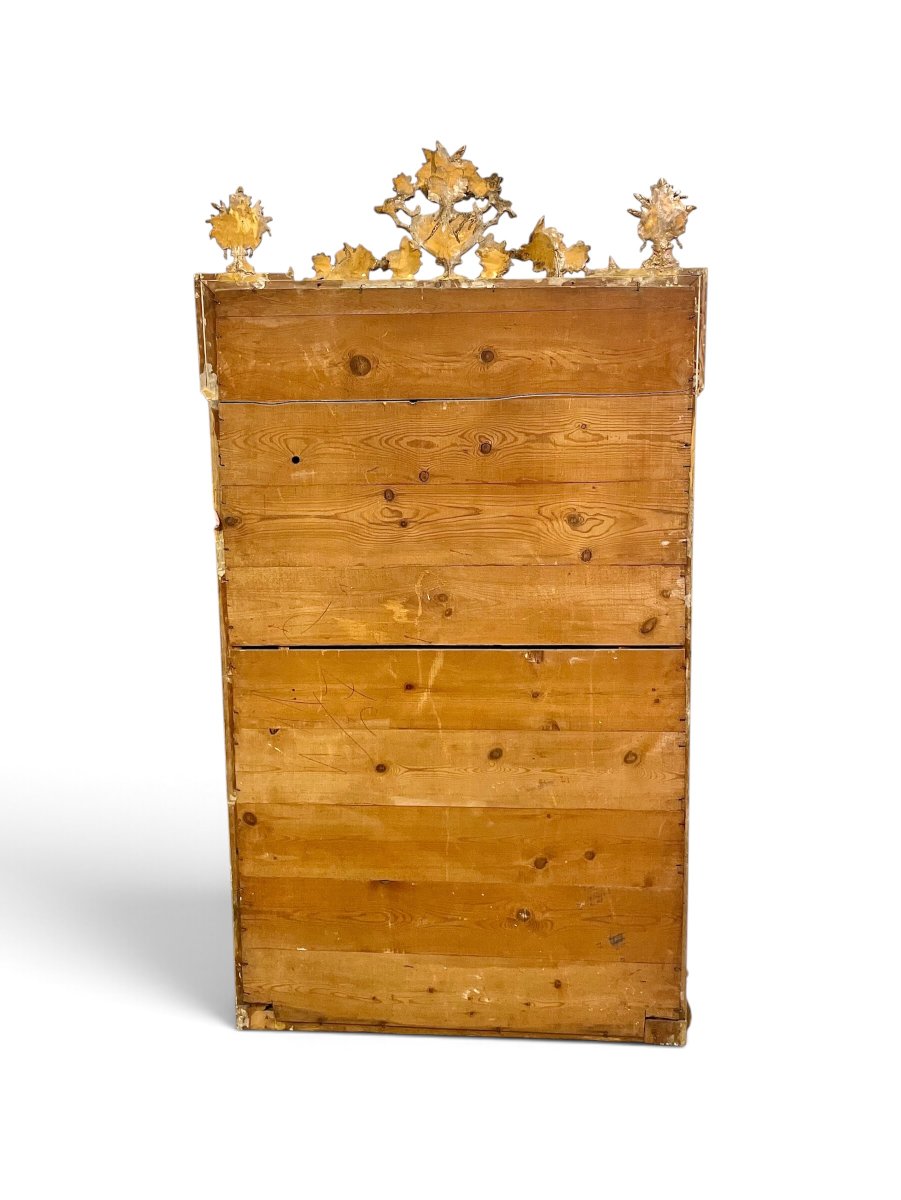 French Napoleon III Giltwood Pareclose Mirror, 19th Century-photo-2
