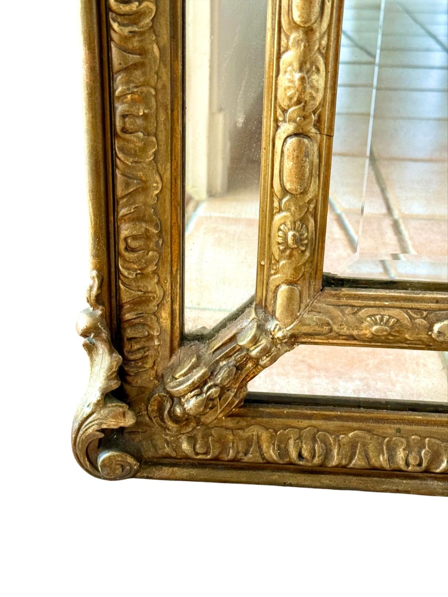 French Napoleon III Giltwood Pareclose Mirror, 19th Century-photo-6