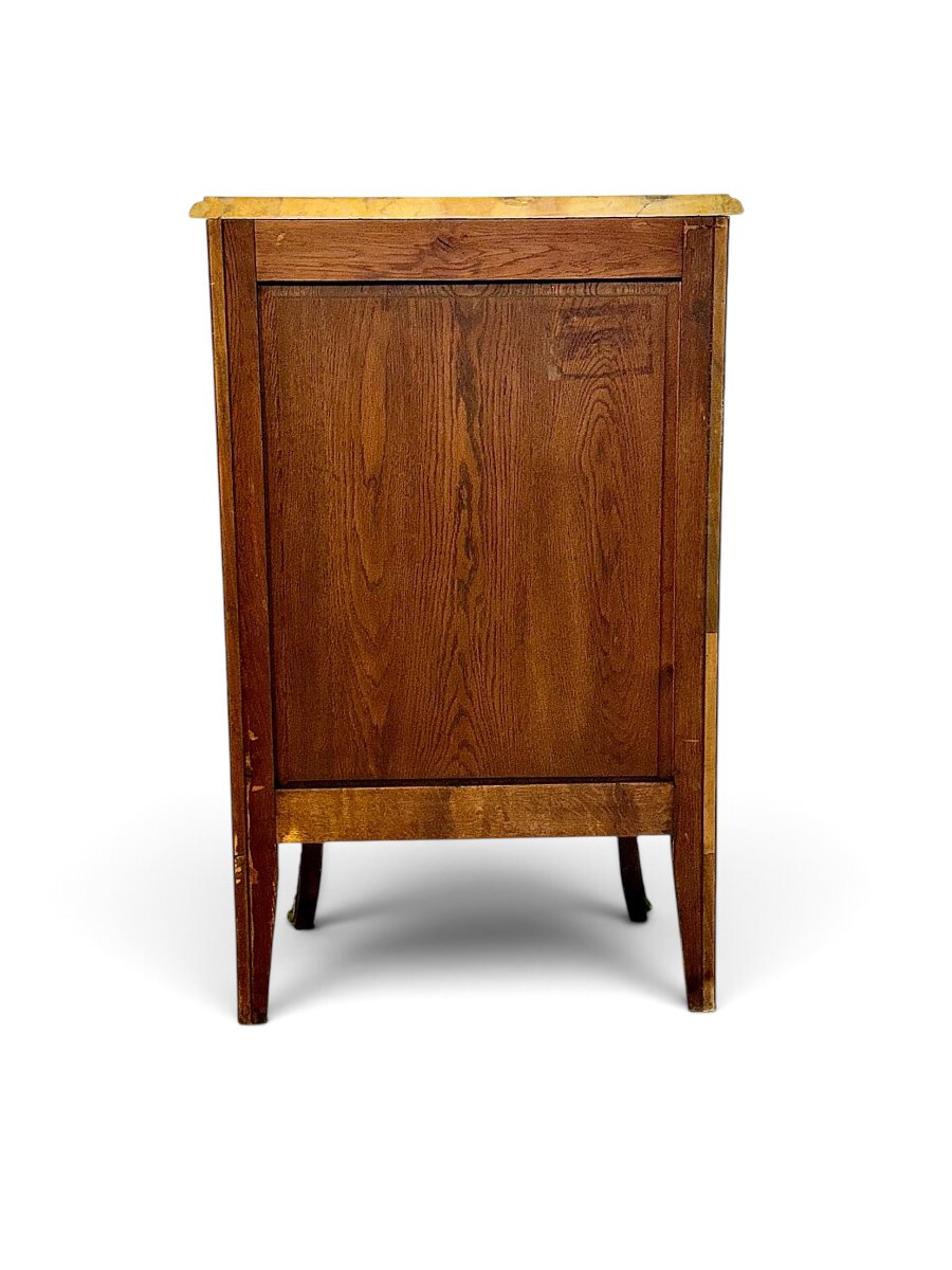 French Louis XV Style Rosewood Chiffonier With Siena Marble, Circa 1890-photo-6