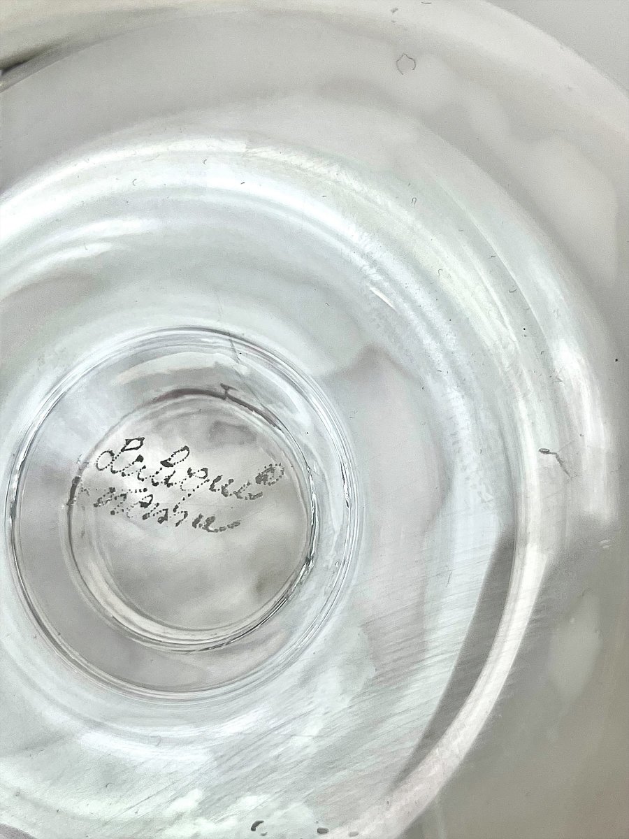 Lalique France Crystal Sparrow Ring Dish, 20th Century-photo-4