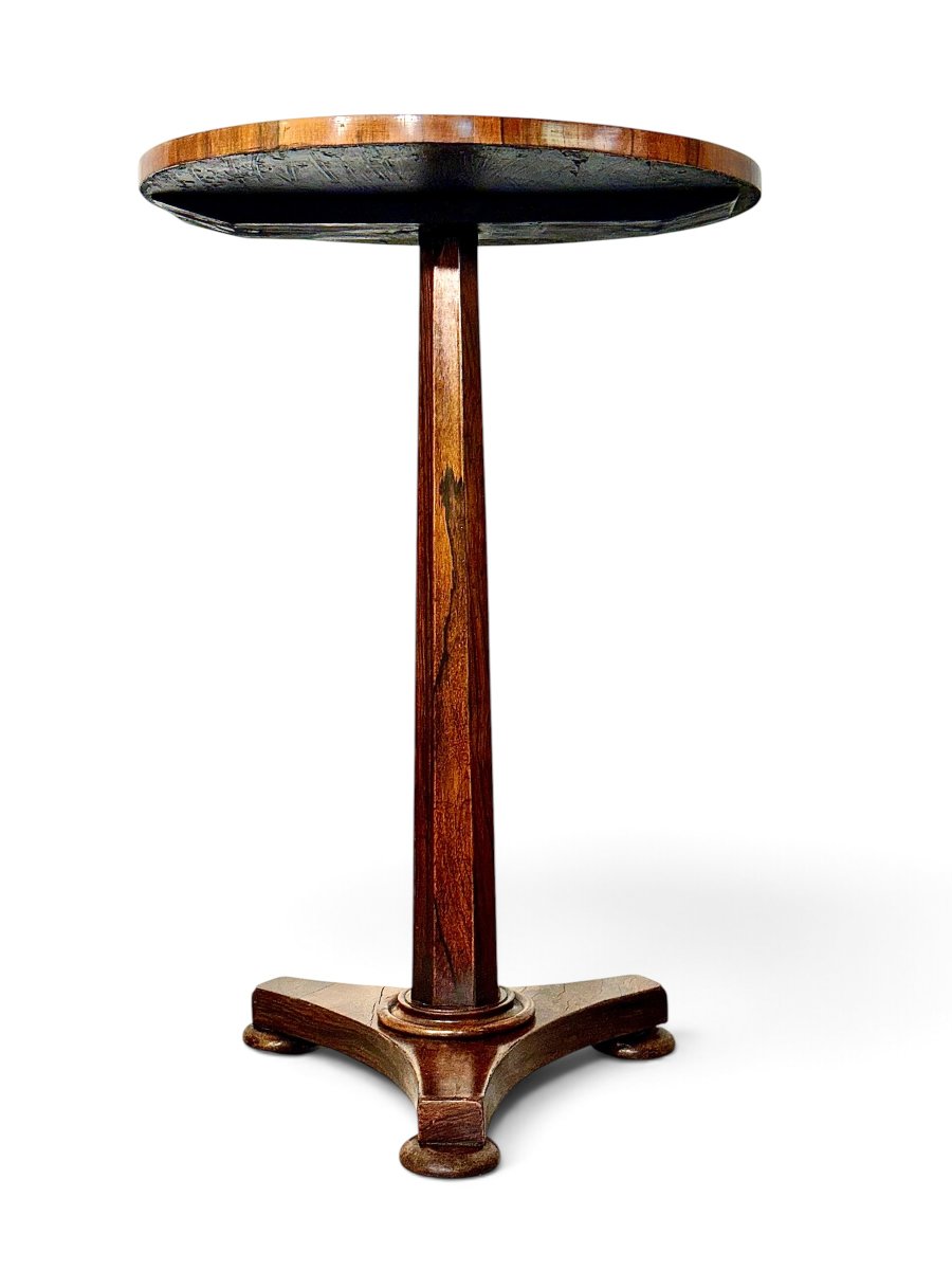 19th Century French Walnut And Lemonwood Marquetry Chess Table-photo-1