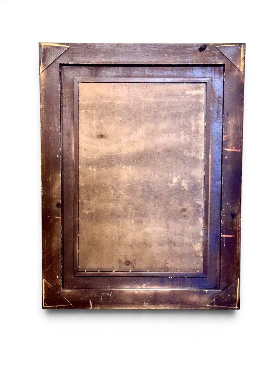 20th Century French Louis XV Style Giltwood Mirror, Circa 1950-photo-6