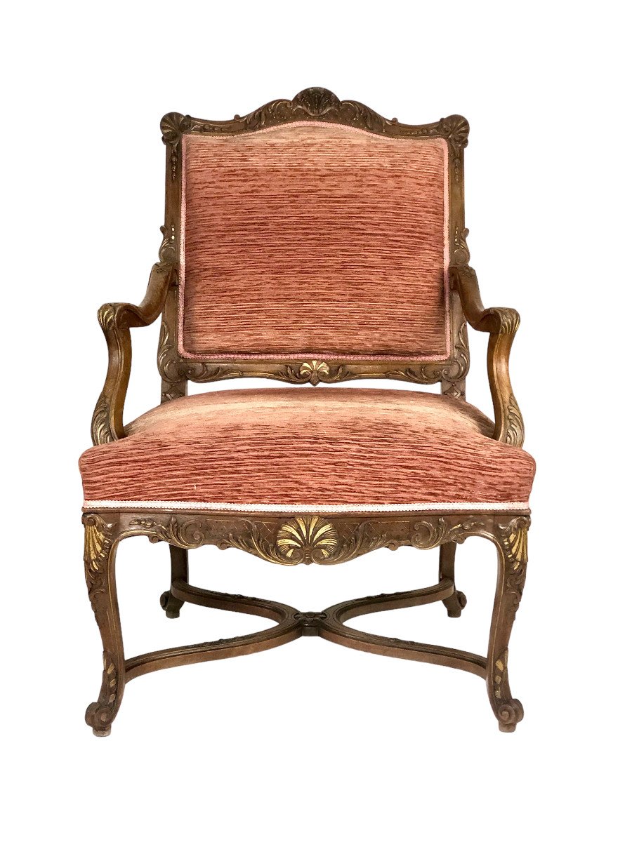 A Pair Of Gorgeous 19th Century “fauteuils à La Reine” In Régence Style-photo-3