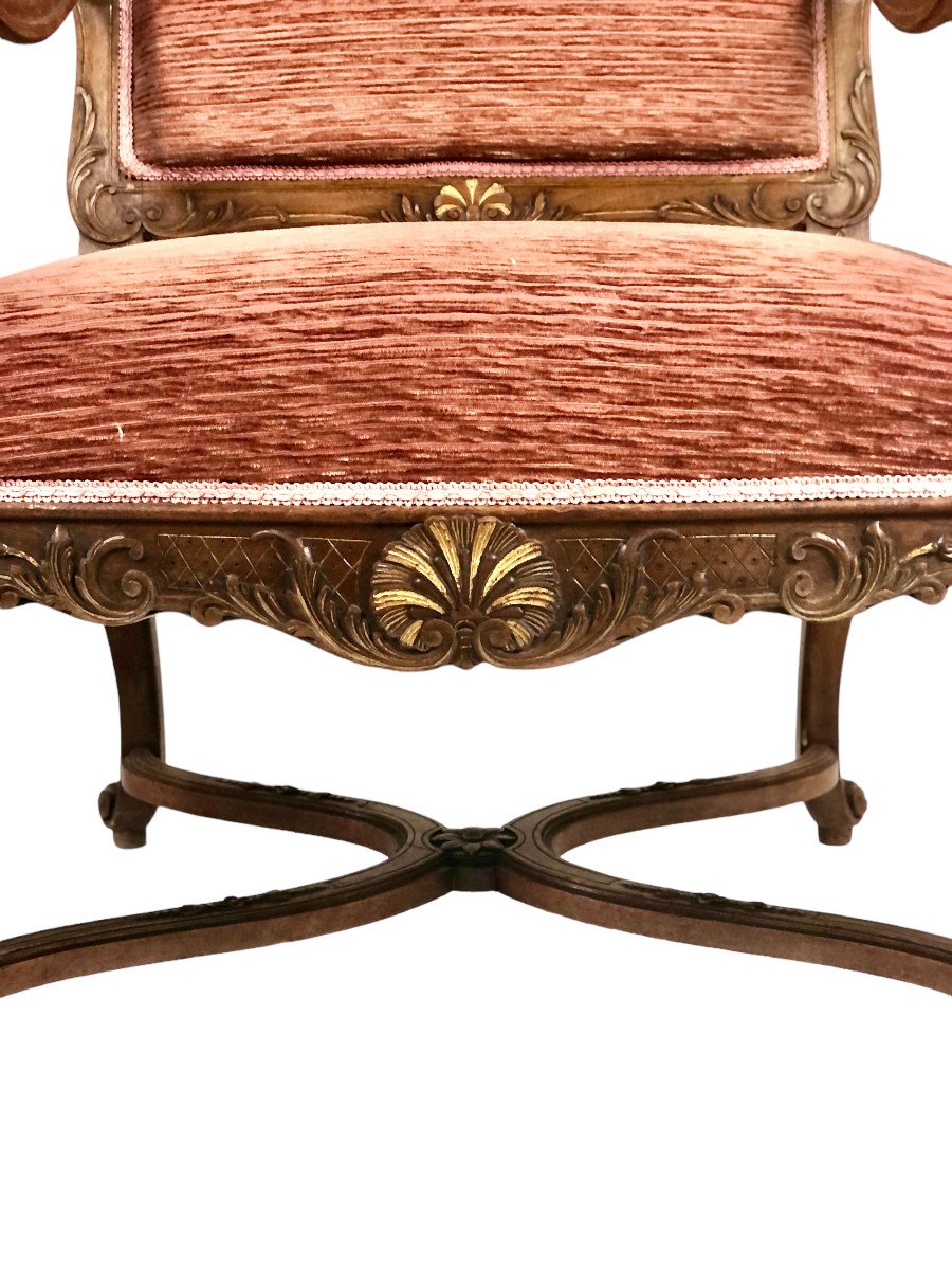 A Pair Of Gorgeous 19th Century “fauteuils à La Reine” In Régence Style-photo-5