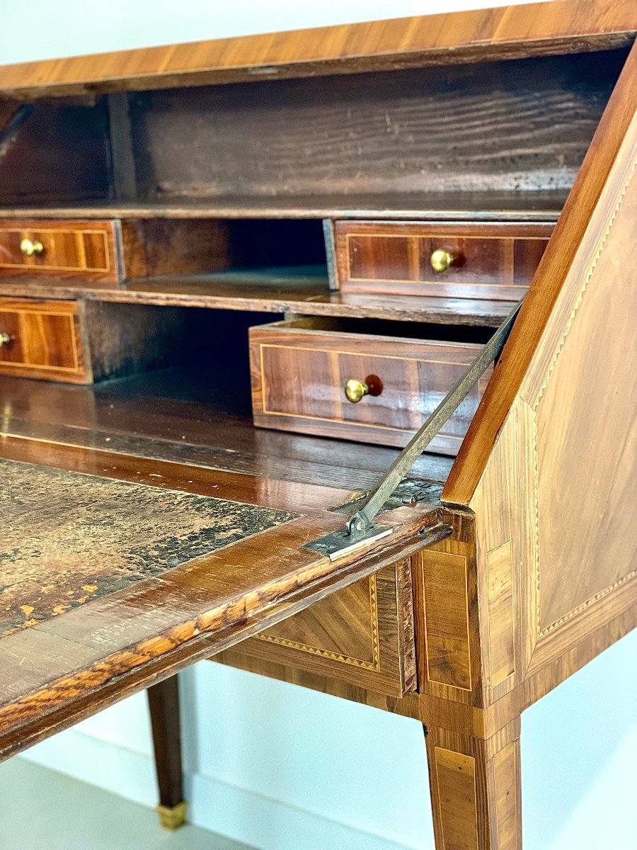 18th Century French Louis XVI Desk Or 'bureau à Dos d'âne'-photo-2