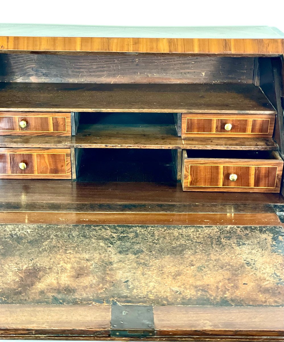 18th Century French Louis XVI Desk Or 'bureau à Dos d'âne'-photo-3