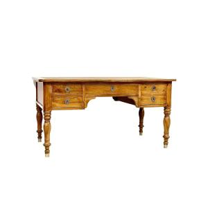 19th Century Wooden Partners' Desk