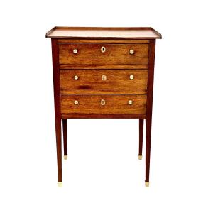 French Antique Louis XVI Style Chiffonnier Or Chest Of Drawers