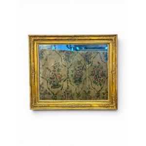 French Restoration Giltwood Mirror With Mercury Glass, Circa 1830
