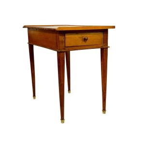 18th Century French Louis XVI Period Leather Top Writing Table