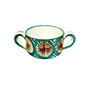 Coupe à deux anses en céramique de Robert Picault (Vallauris), France, vers 1960