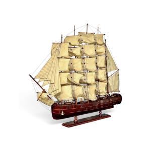 Grande maquette de barque à cinq mâts du XXe siècle, style « France II »
