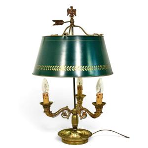 Lampe bouillotte de style Empire en laiton doré, vers 1930
