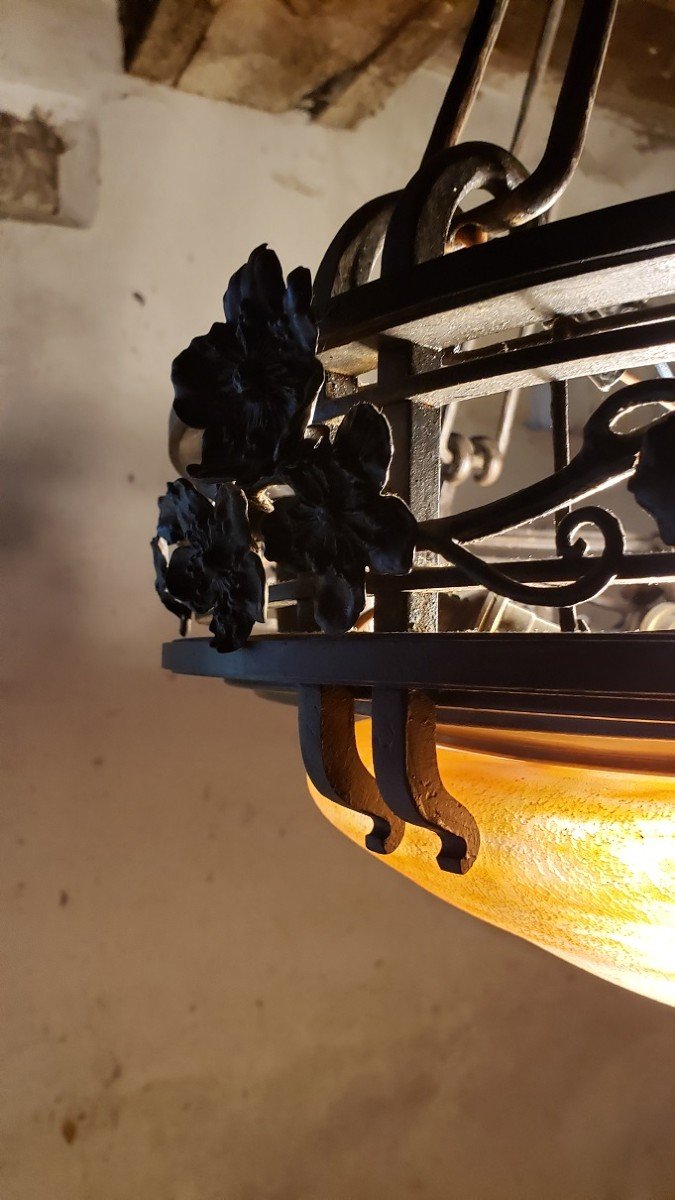 Grande Suspension Art Deco-photo-3