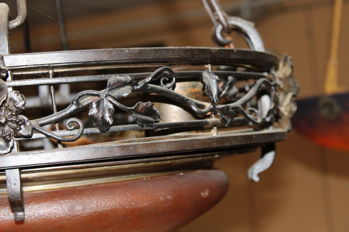 Grande Suspension Art Deco-photo-3