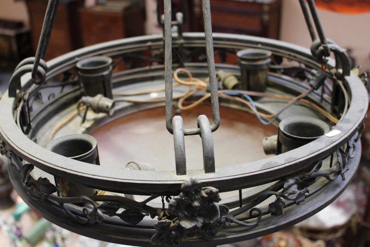 Grande Suspension Art Deco-photo-4
