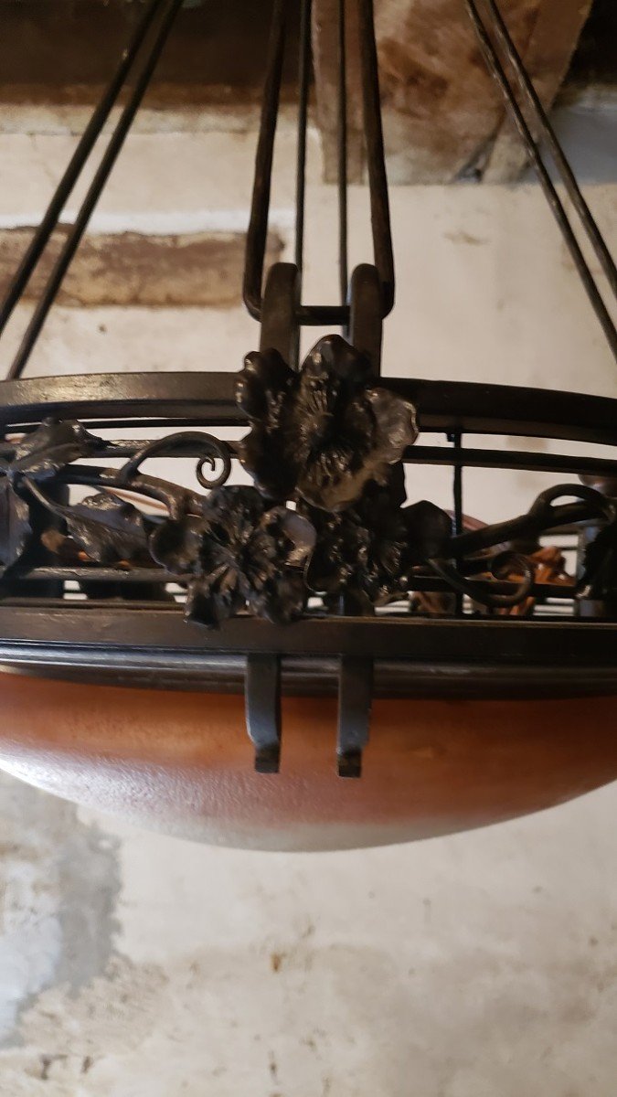 Grande Suspension Art Deco-photo-6