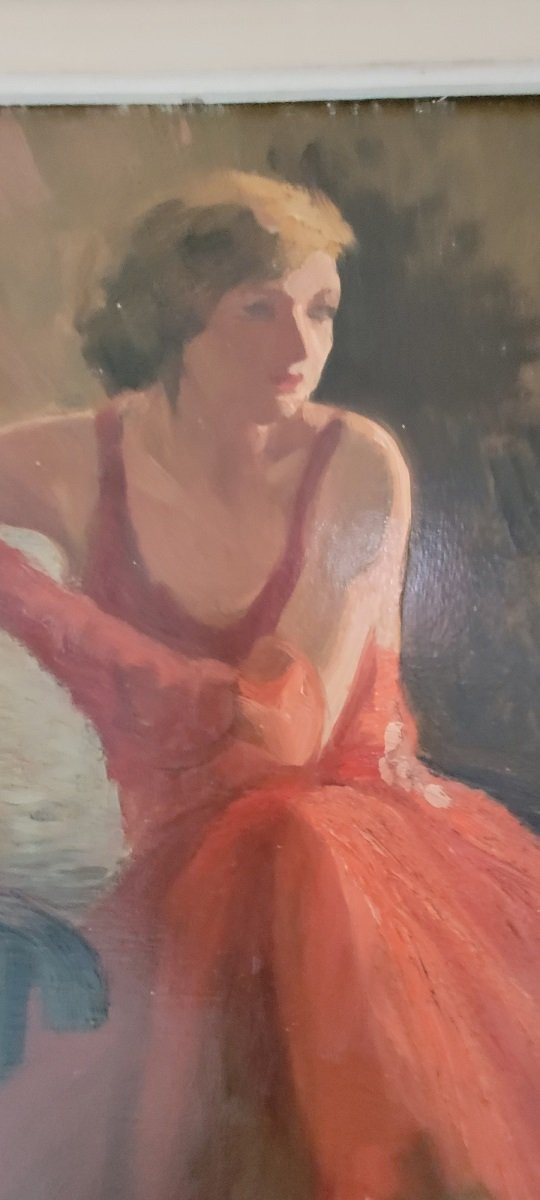 Hsp "woman In A Red Dress" France Audoul-photo-2