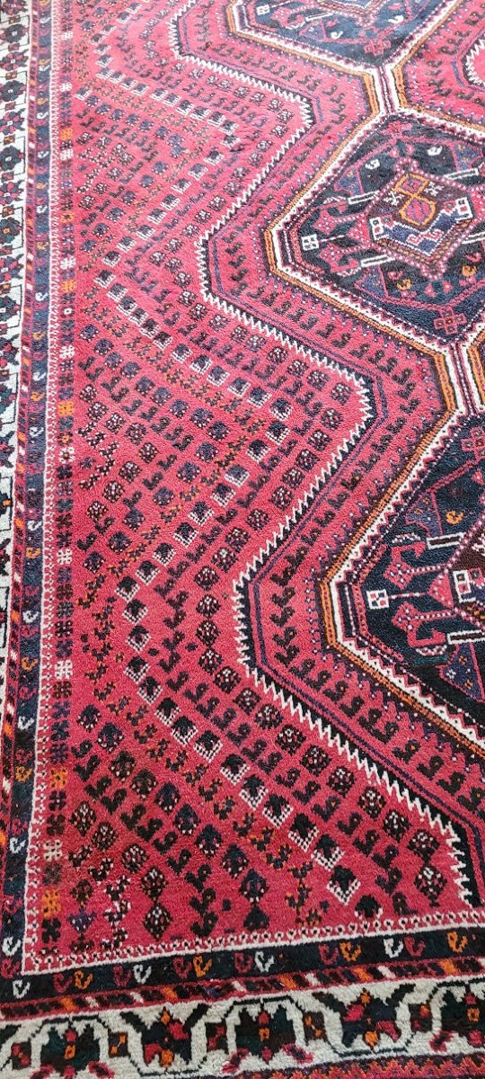 Grand tapis orient laine noué main-photo-2