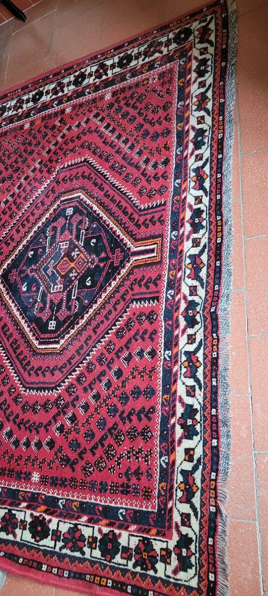 Grand tapis orient laine noué main-photo-3