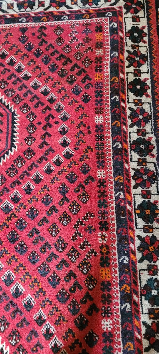 Grand tapis orient laine noué main-photo-4
