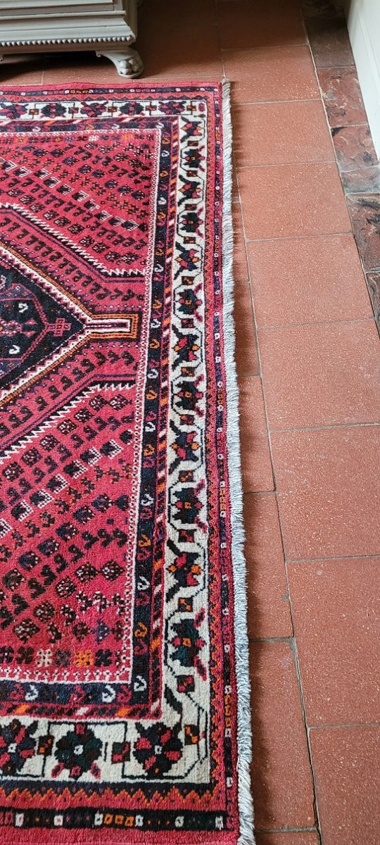 Grand tapis orient laine noué main-photo-5
