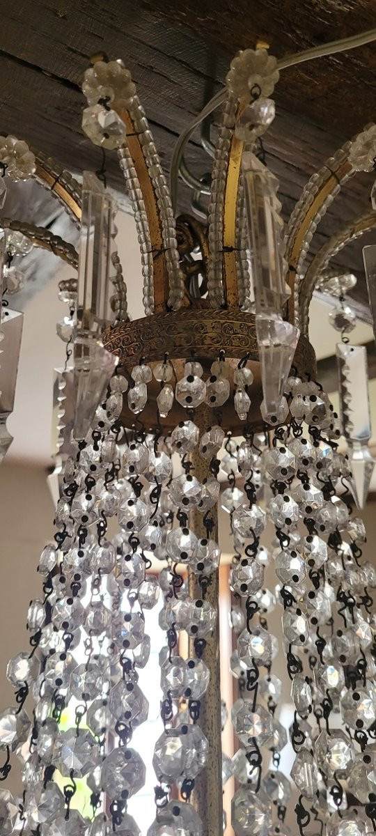 Crystal Basket Chandelier-photo-1