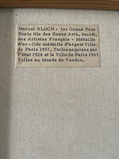 Paire d'huiles sur toile "Les élégantes" de Marcel Bloch-photo-8
