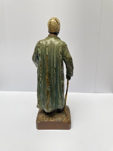 Bronze De Vienne Du 19ième Siècle, "mendiant" De Franz Bergman-photo-3