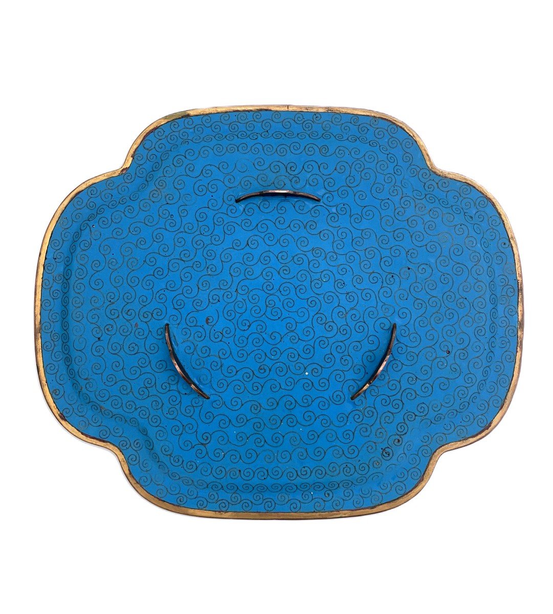 Plateau En &eacute;mail Cloisonn&eacute; Japon-photo-1